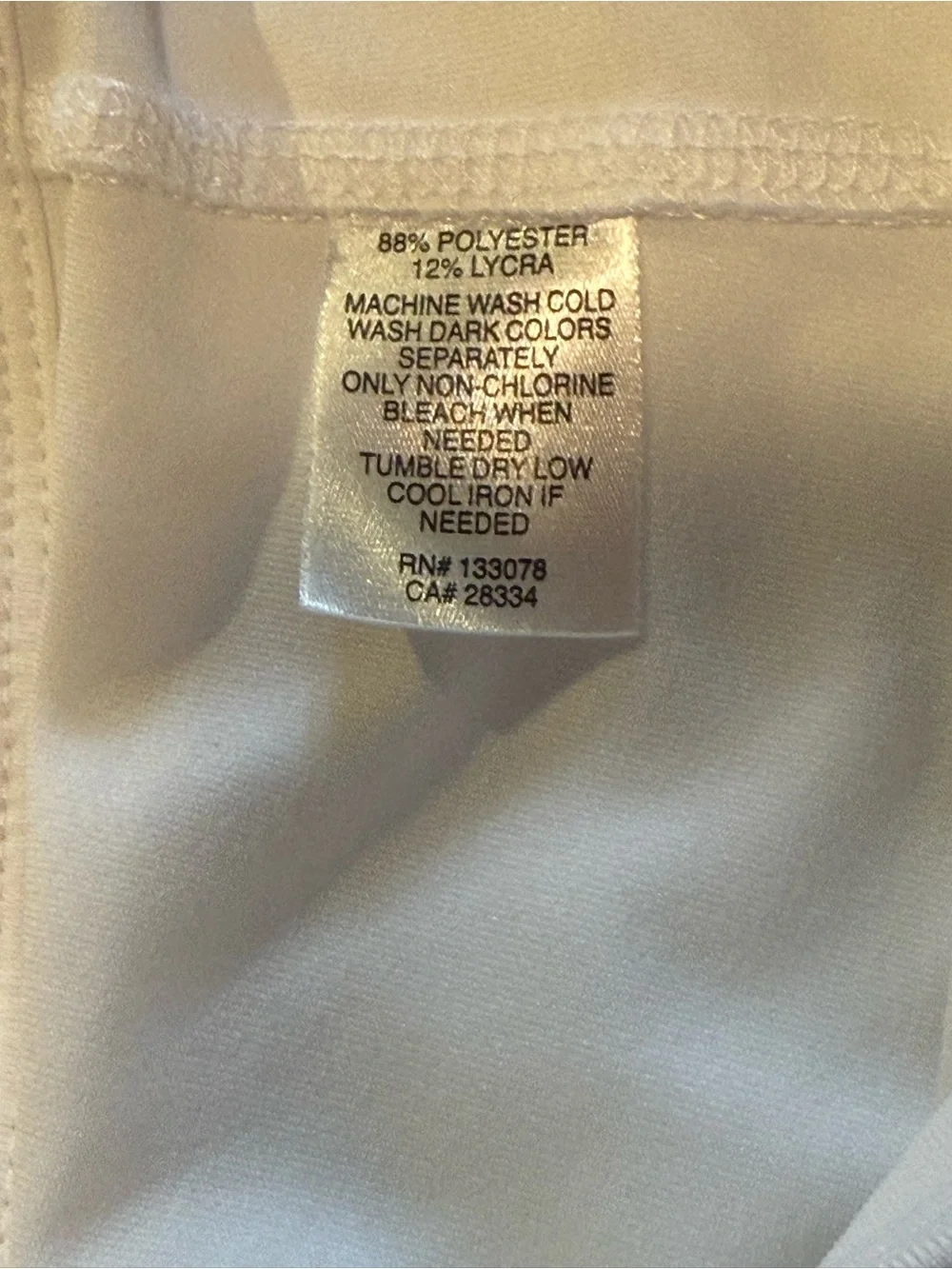Lucky in Love Pleated White Skort with Pink Accent Size Small 4-6